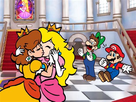 princess peach & daisy|who is princess peach's boyfriend.